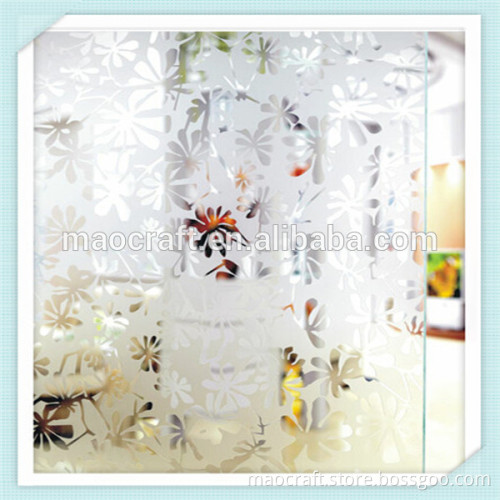 beautiful decorative matt glass with various pattern